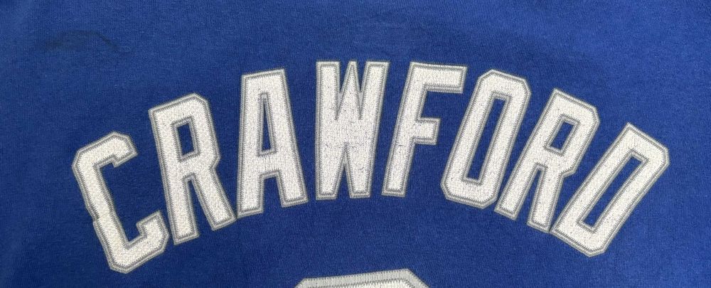 Koszulka Los Angeles Dodgers Crawford #3 Majestic MLB Roz. M