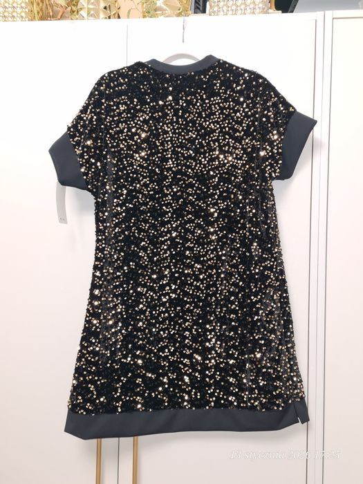 Nowa sukienka cekiny złote