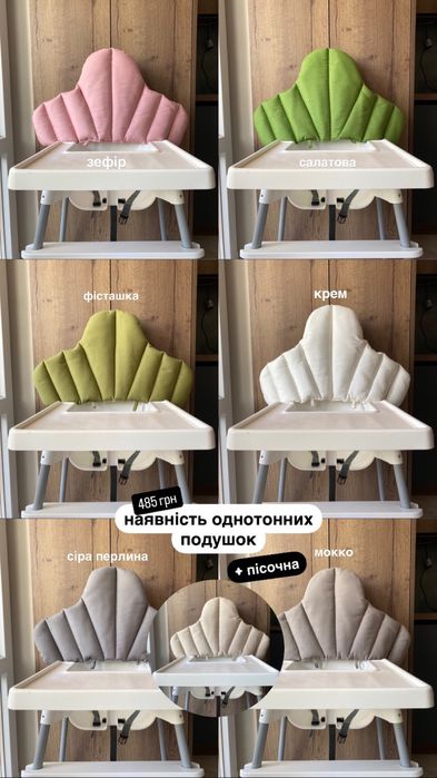 Подушка в крісло для годування ikea antilop матрасик вкладиш