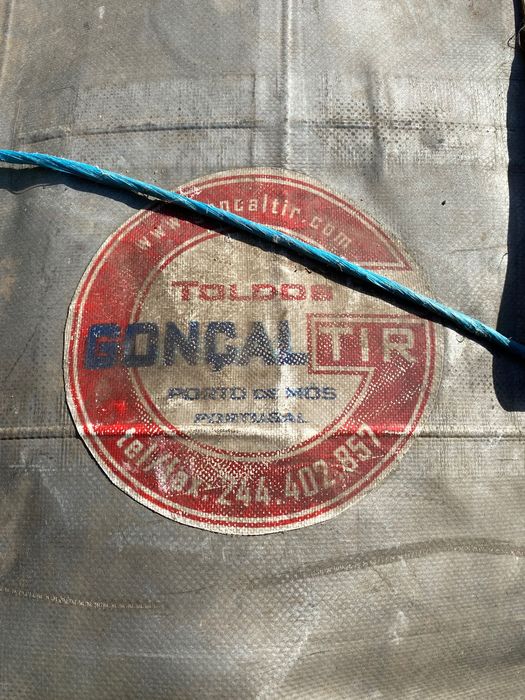 Lona oleado lateral para TIR 40 pés completo com pontos de fixação