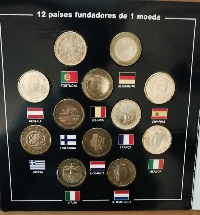 Moeda única para a União Europeia - 2002 - Colecções PHILAE