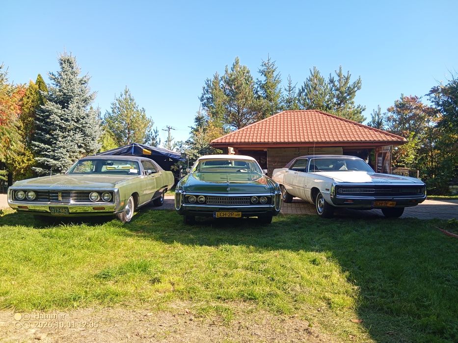 Samochód auto do ślubu zabytkowy Chrysler 300 z 1971r