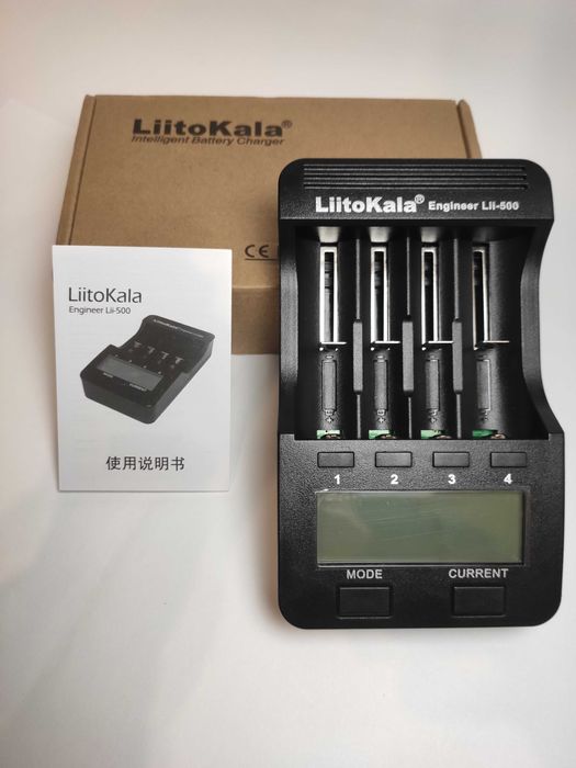 LiitoKala Lii-500 Умное Зарядное устройство аккумуляторов + БП. 18650*