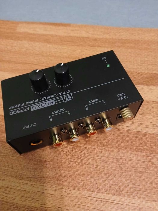 Przedwzmacniacz Phono interfejs RCA głośniki gramofon studio monitory