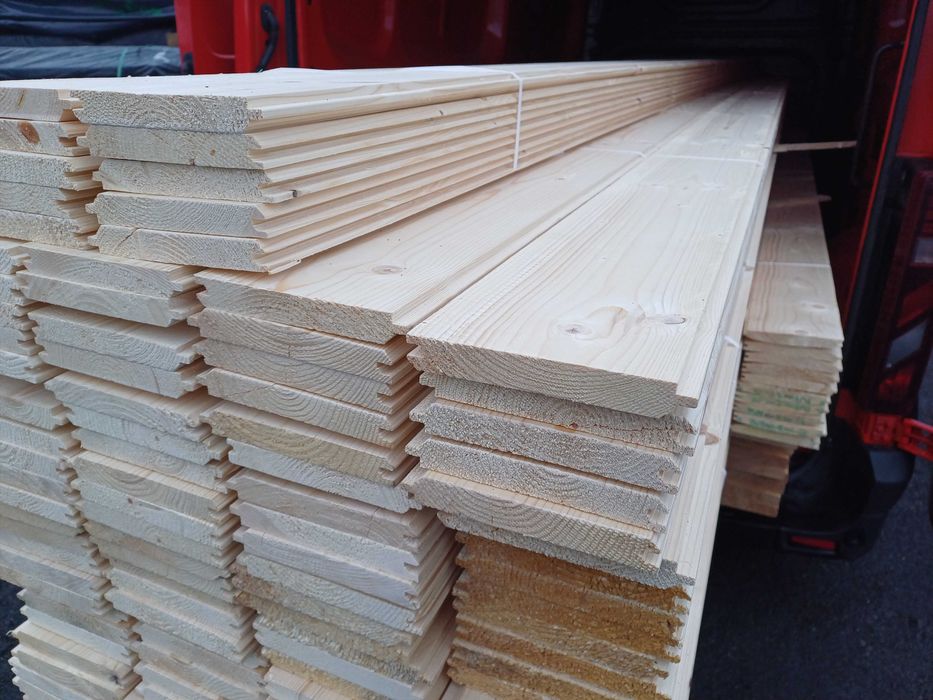 Deska elewacyjna tarasowa podłogowa półbal podbitka szalówka kantówka