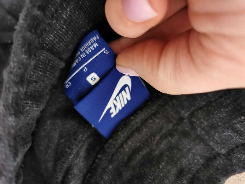 Nike spodnie sportowe dresowe damskie logowane bawełna S/M