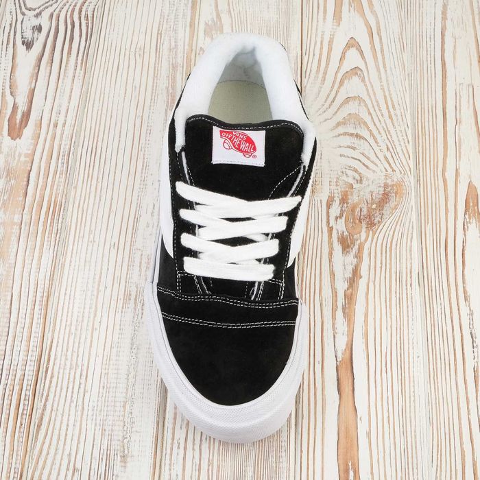 Кеди Vans KNU Skool (Black/White) чорно-білі