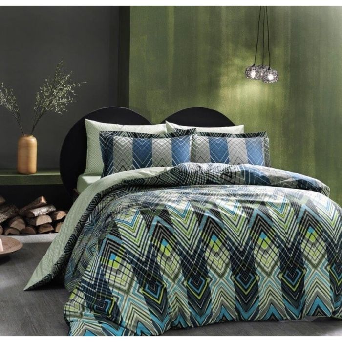 Постельное белье Tac сатин digital евро(Распродажа]