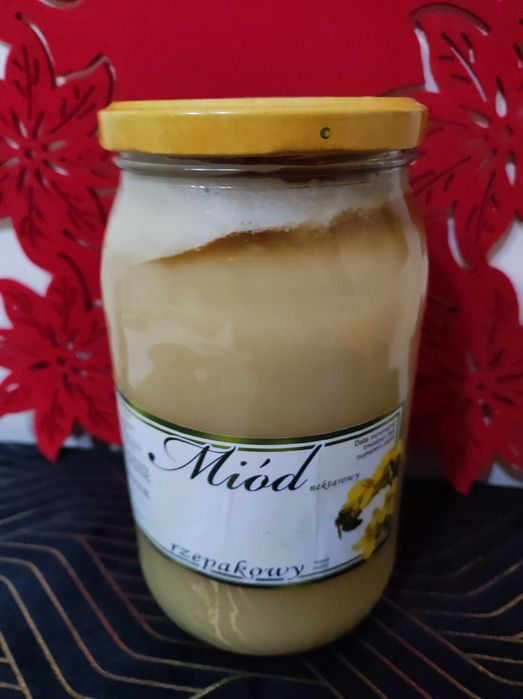 Miód na sprzedaż jeden słoik miodu
