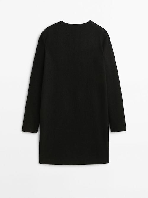 Vestido curto lã Massimo Dutti (Novo XS e S)