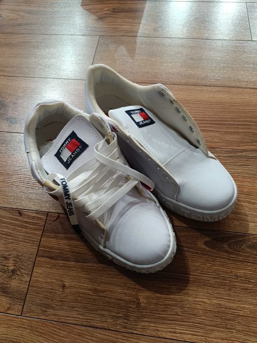 SNEAKERSY damskie białe