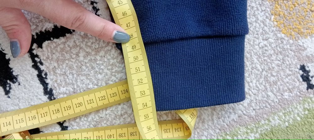Bluza meska, ze stójką, xl, granatowa, na zamek