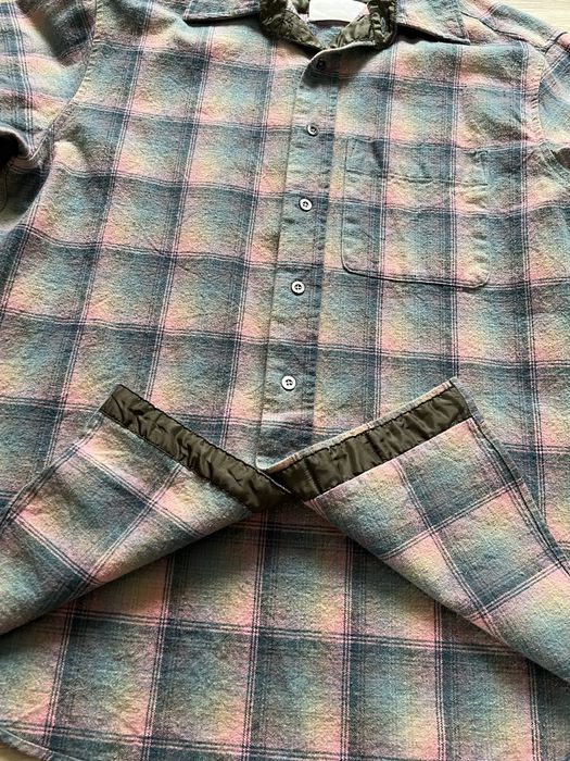 VERY RARE MAISON MARGIELA pendletton flannel shirt aw2020 white label number runway archive фланелева сорочка рубашка