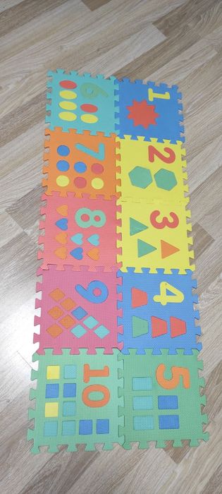 Ігровий килим дитячий мозаїка