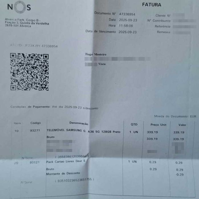 Samsung Galaxy A36 5G 128GB - SELADO