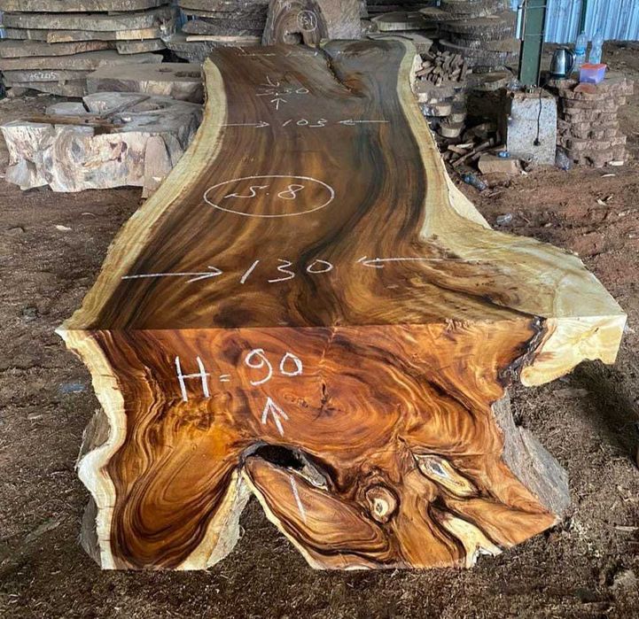 Duży stół konferencyjny premium nowoczesny gigant drewniany #52