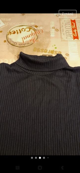 Golf w prążki rozmiar M