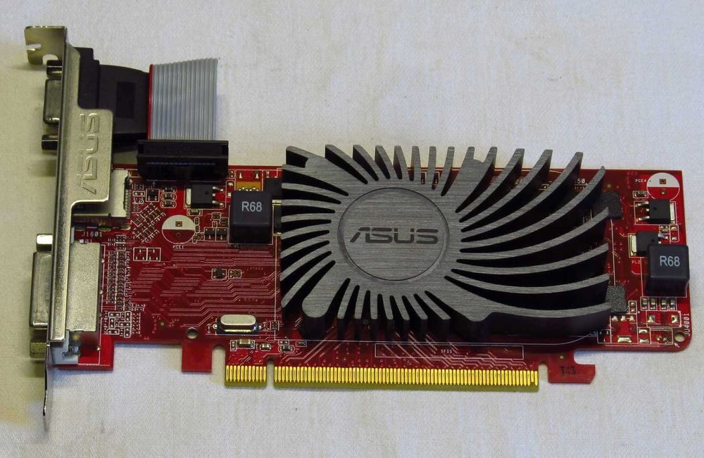 ASUS Radeon EAH6450 1GB Silent – karta graficzna, pasuje do PC, cicha