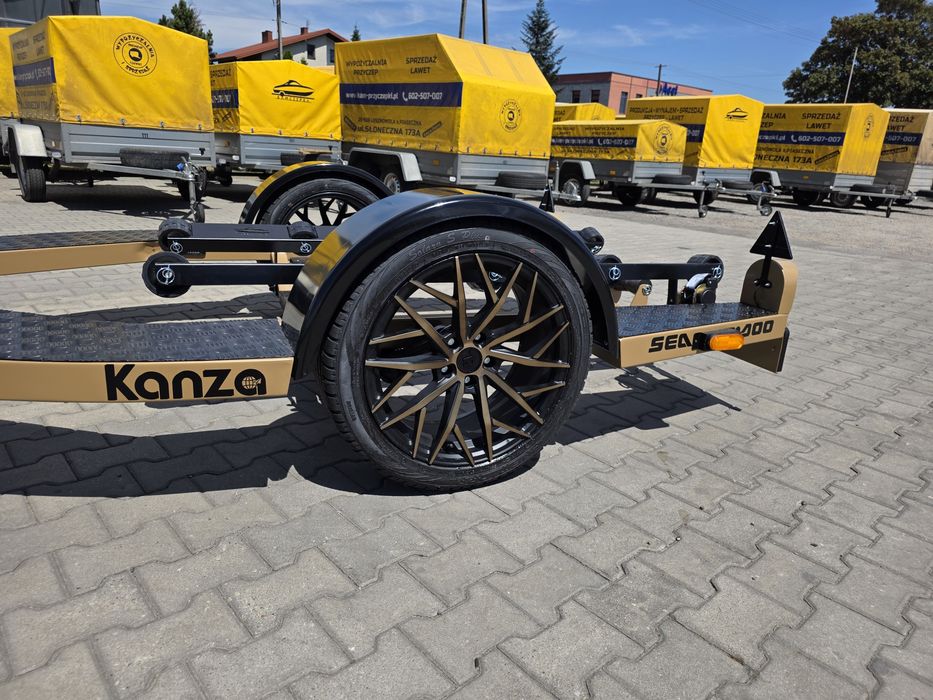 Przyczepa pod skuter wodny Castom od KamCzepka koła 18 19