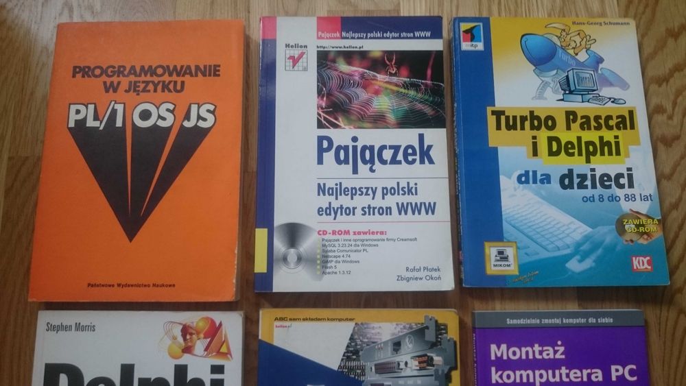 Zestaw książek informatycznych