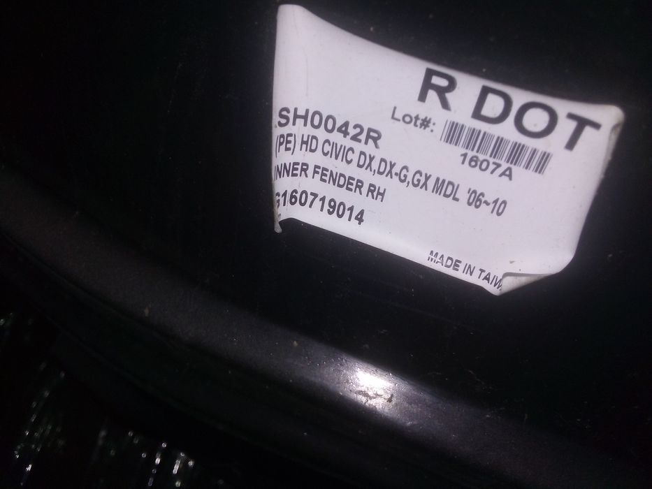 Подкрылки Honda Civik2006_2011