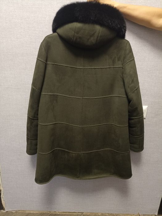 Женская дубленка с натуральным мехом