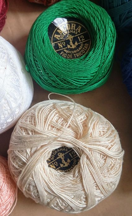 Tudo 25€.Linha para crochê, Âncora, Coração, Coroa,etc...