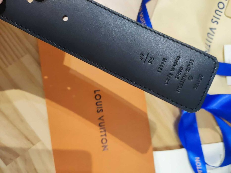 Pasek firmowy męski, damski, skóra Louis Vuitton od reki 84-38
