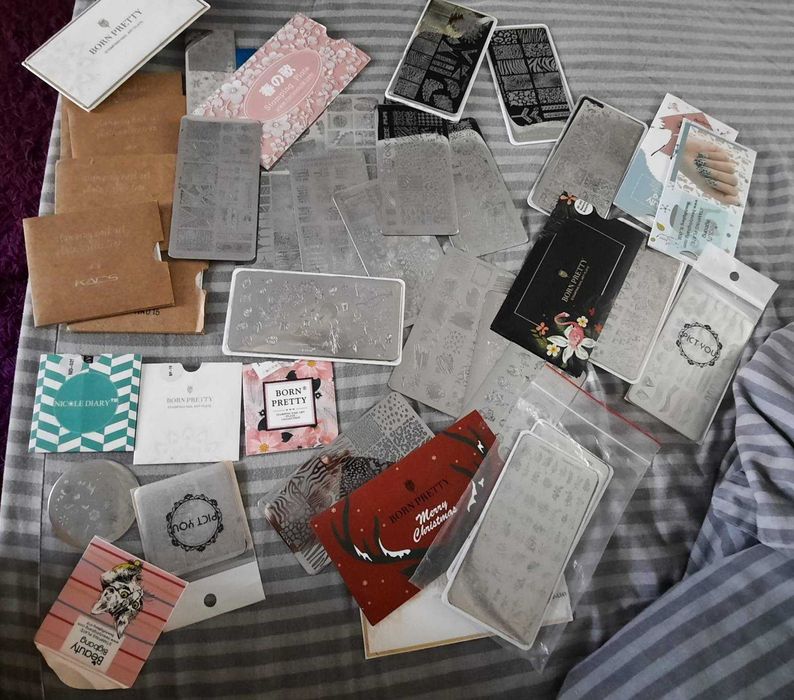 Пластини для стемпінгу, 41 шт