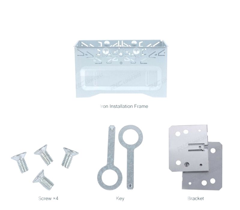 ADAPTADOR AUTO RADIO 2DIN UNIVERSAL METALICA