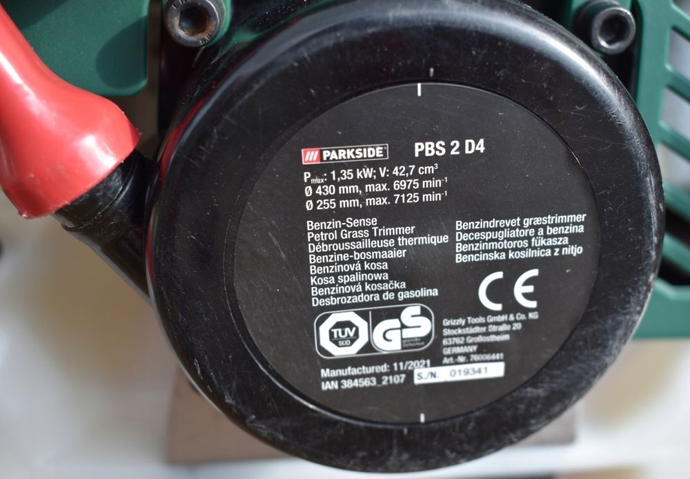 НОВ оригінал бензокоса GERMAN Parkside PBS 2/тример бензиновий/косилка
