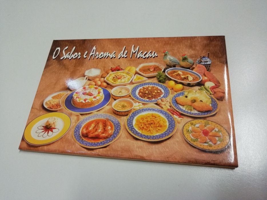 Postais o Sabor e aroma de Macau