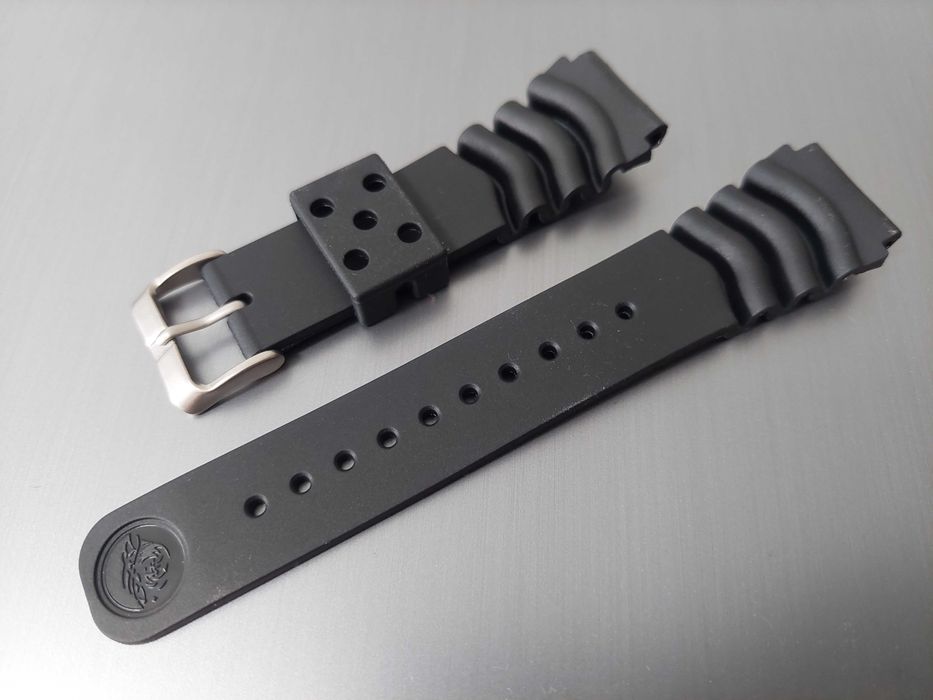 Bracelete borracha para relógio 22mm Novo