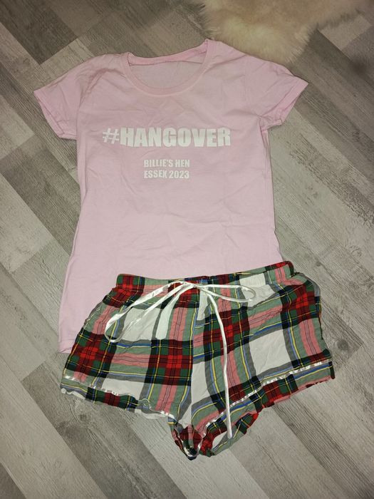 Piżama piżamka spodenki z koszulka R S