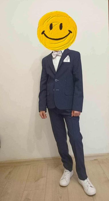 Garnitur chłopięcy slim 140
