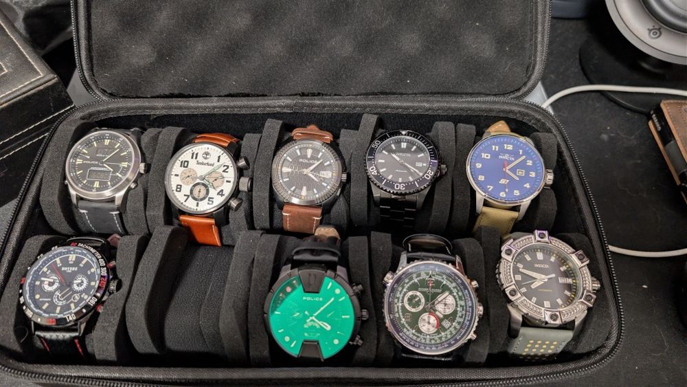 Lote de Relógios –  Invicta + Police + outros