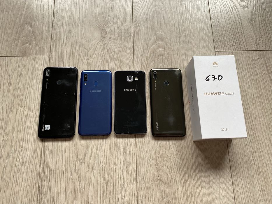 Pakiet telefonów Samsung A20 A5 Huawei Y7 Prime P Smart 2019