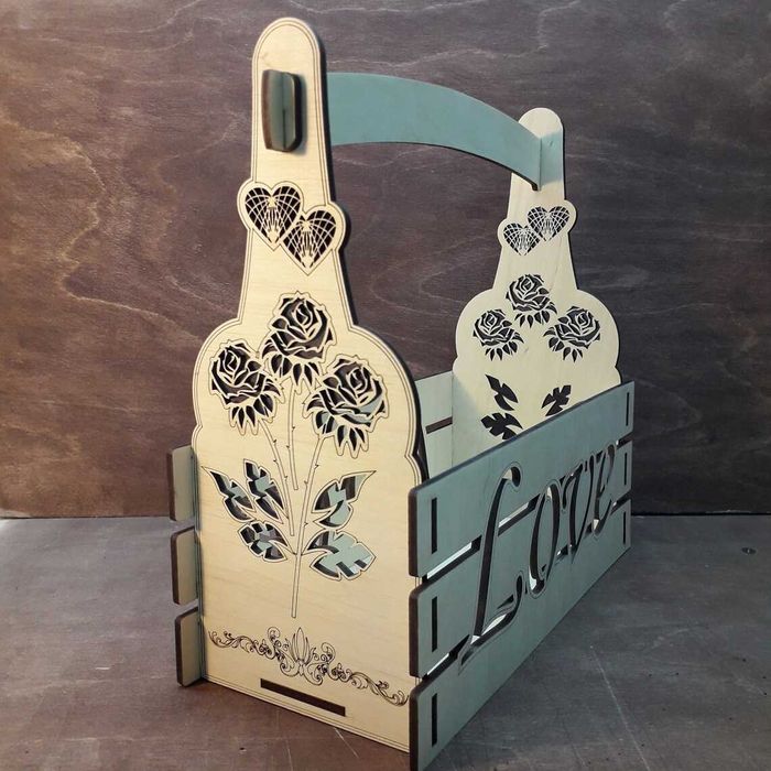 Декоративные корзины для цветов из фанеры для составления букетов