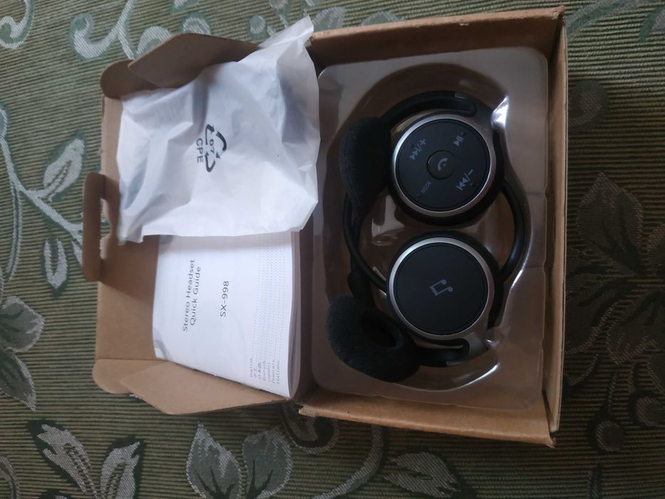 Спортивні навушники Stereo Headset Quick Guide  SX-998