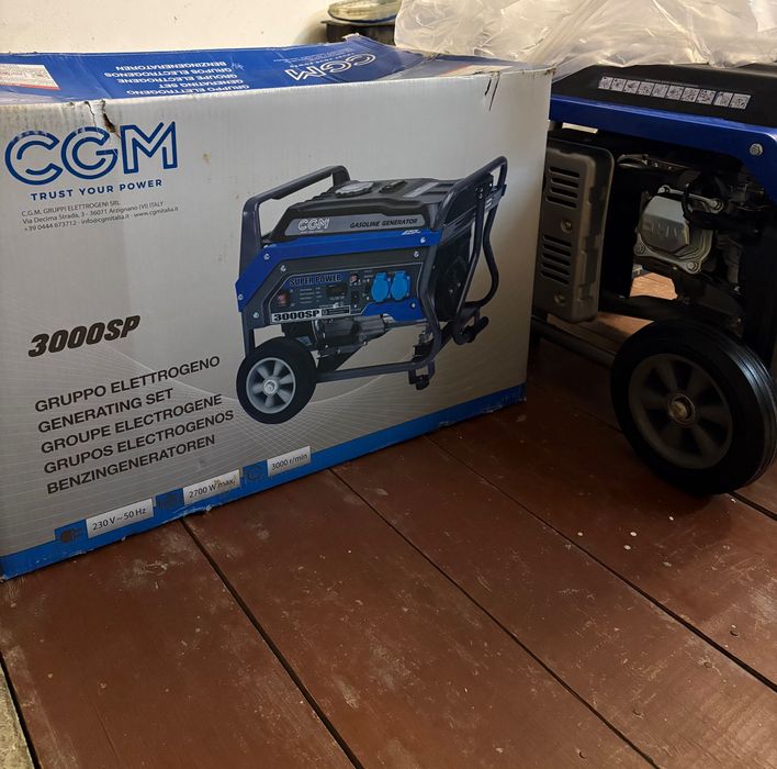 Бензиновий генератор CGM 3000 SP — 3 кВт | Італія | Новий