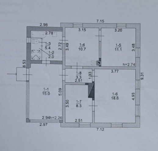 Будинок в центрі Переяслава