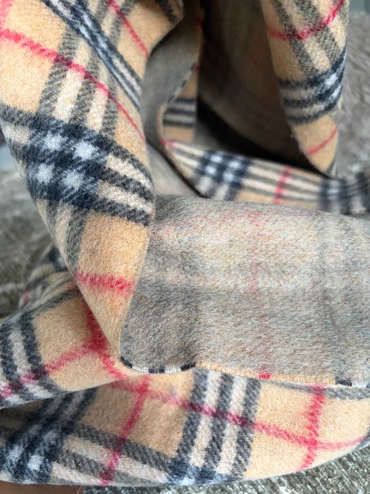 Burberry  klasyczny  Szal/szalik kaszmirowy dwustronny Vintage Check 100% kaszmir