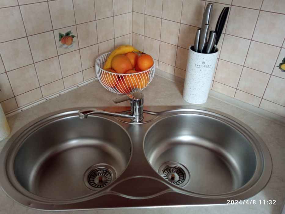 Komplet zlewozmywak i bateria kuchenna