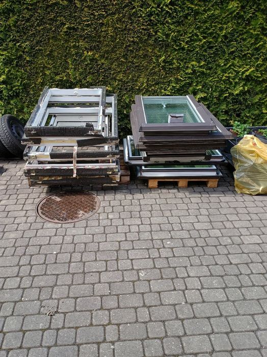 Okna dachowe roto po demontażu 7 szt.