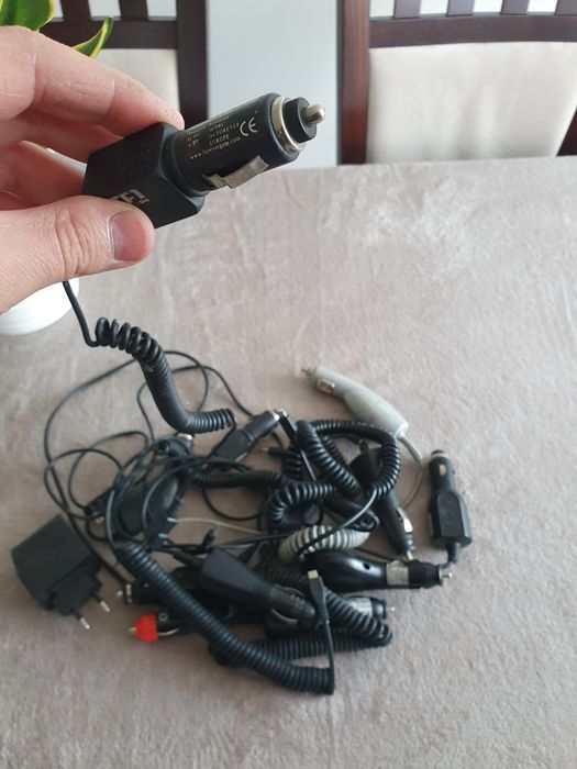 Ładowarka Samochodowa Mini USB, Micro USB, Cienki Wtyk.