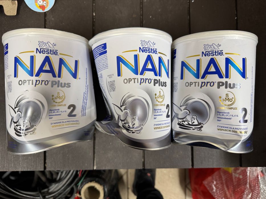 Mleko Nan optipro plus 2 3 puszki 800g
