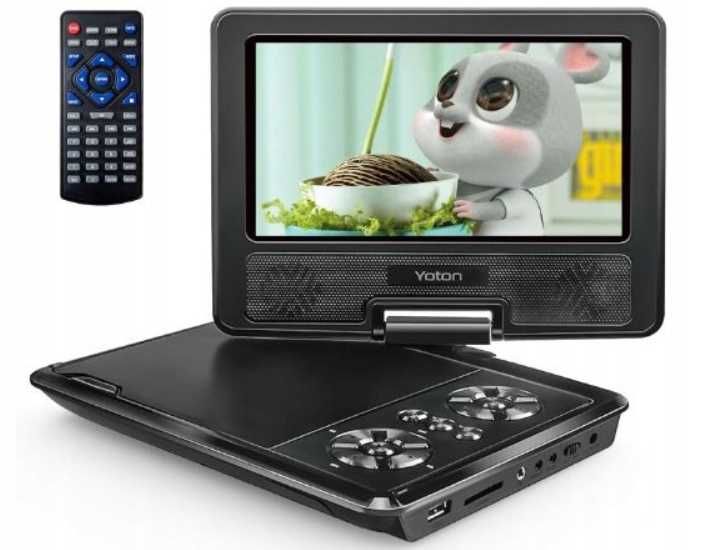 Przenośny Odtwarzacz DVD YOTON 75 cala HDMI USB Ekran Obrotowy