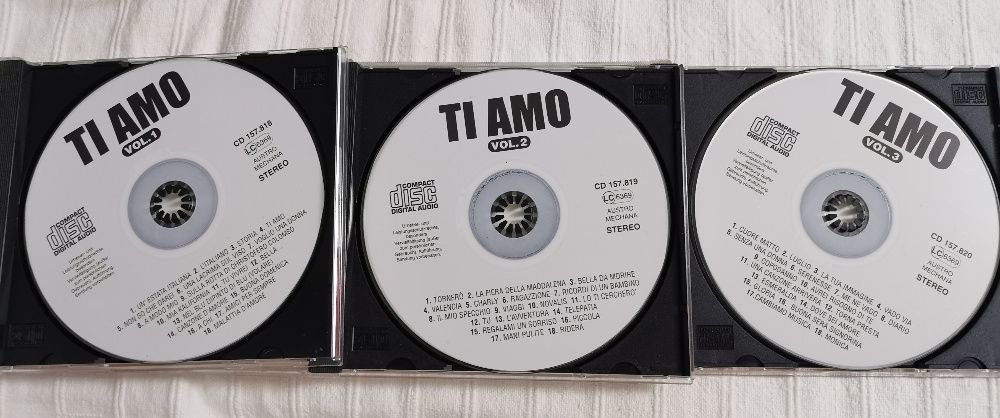 CD - Ti Amo - Hits Aus Italien Vols. 1, 2 e 3