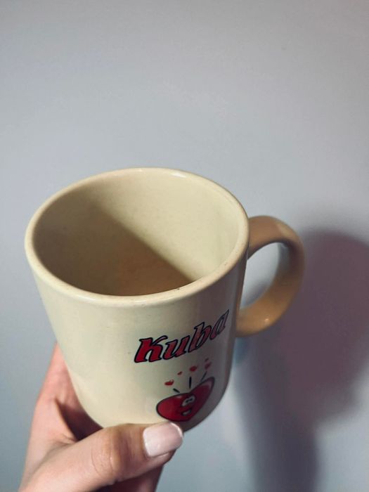 Piękny retro kubek Kuba z serduszkiem