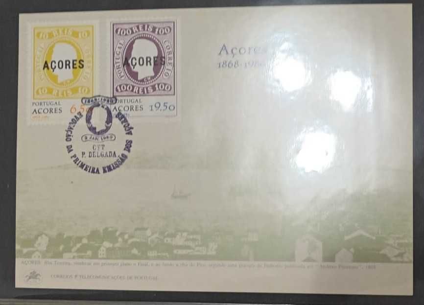 Postal Maximo-1980 O 112o Aniversario do 1o Selo